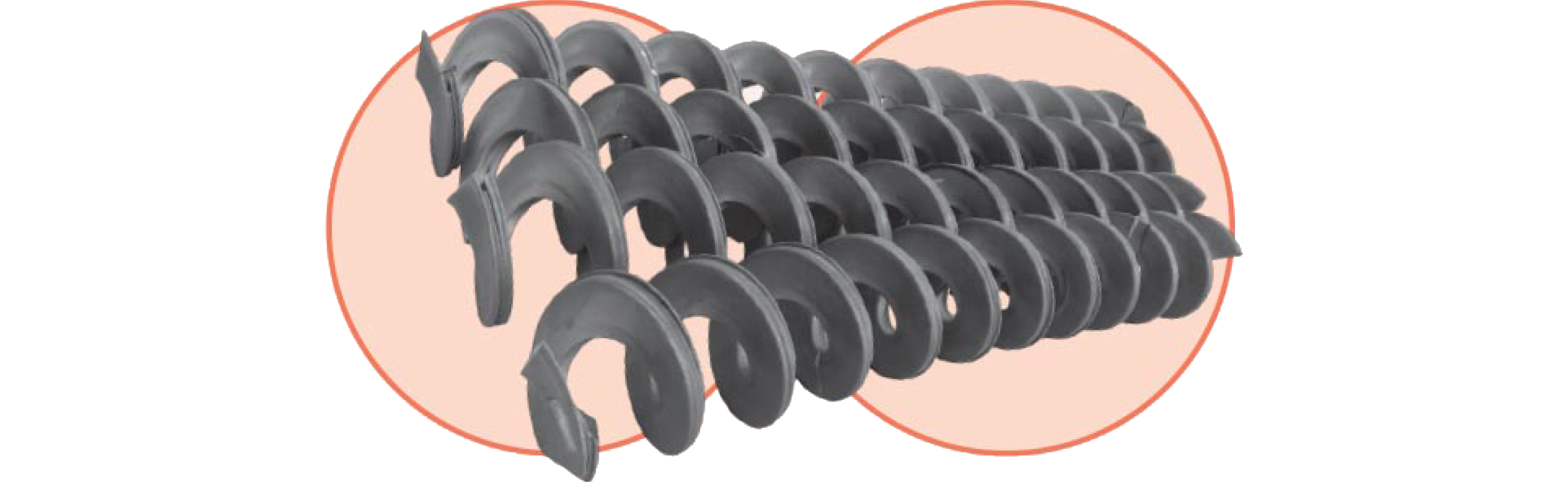 Continuous Screw Flight